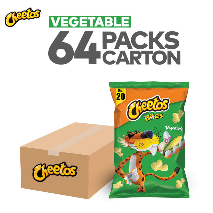 Cheetos Bites Chicken Vegetable Rs. 20 - Pack of 64