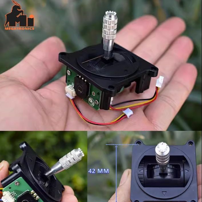 RC remote joystick UAV Right side remote control handle aluminum alloy handle automatically