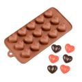Heart Shape Silicone Chocolate Mold 15 Cavity. 