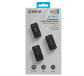 BOYA 3 Years Warranty - BOYA BY-XM6-S2 Digital Camera-Mount True-Wireless 2-Persons Microphone System (2.4 GHz). 