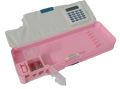 Calculator Geometry ,Fancy Geometry box with calculator and Magnetic buttons I Boys & Girls, Double Sided, Assorted Character. 