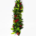 Luau Leis 3 Pcs  Flowers Tropical Hawaiian Lei Leaf Necklaces for Hula Costume and Beach Party. 
