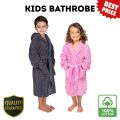 Soft Cotton Towel Bathrobe for Kids – Baby Bath Gown | Bathrobe for Girls | Bath Gown for Kids Ages 3 to 10 Years. 