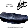 Honda 125 Seat Cover Black Rexine Seat Cover CG 125 Seat Cover. 