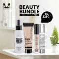 Miss Rose 4 PC Beauty Deal Fixer Spray +Primer Pump +Concealer +Foundation Tube. 