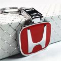 Honda Logo Keychain Car Bike Key Chain Ring Red. 