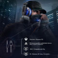 EKSA E800 Gaming Headphone Over The Ear Custom-Built 40mm Driver 360° Omnidirectional Mic With Blue LED Light - Blue. 