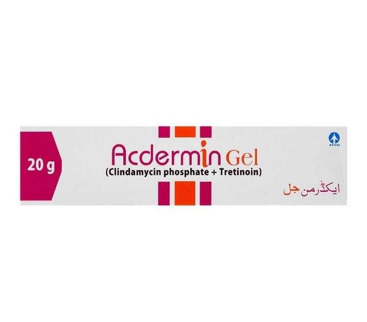 Acdermin Gel 20 g For Acne Solution