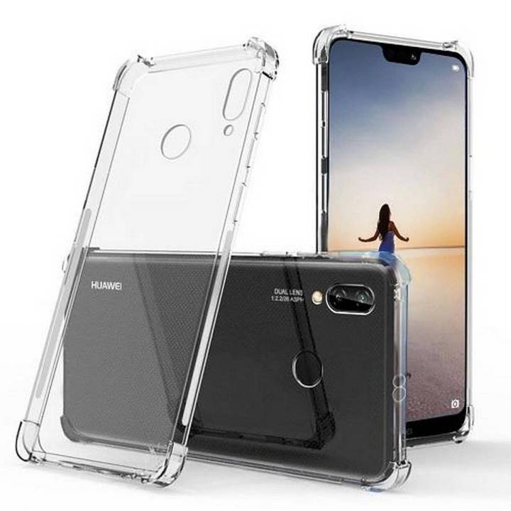 Huawei P20 Pro Case Transparent Silicone TPU Case For Huawei P20 Pro - Slim, Protective, Anti-Scratch Cover Shockproof Soft Gel Cover - Foto 8