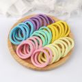 50PCS Mixed Colors Basic Hair Band 4Cm Girls Women Classic Solid Color Headband Elastic Headwear Hair Accessories Scrunchie Gift. 