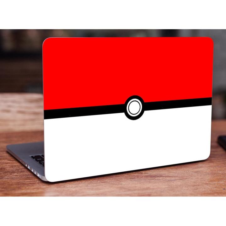 Pokémon Pokeball, Pokémon Go logo  Laptop Skin Vinyl Sticker Decal, 12 13 13.3 14 15 15.4 15.6 inch Laptop Skin Sticker Cover Art Decal Protector Fits All Laptops