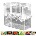 Double-layer Transparent Fish Breeding Tank Versatile Aquarium Isolation Box. 