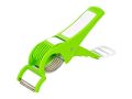 Vegetable & Fruit Multi Cutter With Peeler Bhindi Cutter Slicer Stainless Steel 5 Blade Vegetable Cutter. 