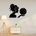 Wooden Wall Clock Stylish Design Home Decoration Wall Hanging Clock. New Acrylic DIY Wooden Wall Clocks For Gifts, 3D Wall Clock For Bedroom, Acrylic Wall Clock, 3D Wooden Wall Clock Stylish Design, 3D DIY Wall Clock. 