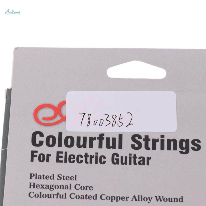 Anti Rust String 6x Anti-rust Steel Core 1st-6th Guitar String Electric Guitar Accessory ...