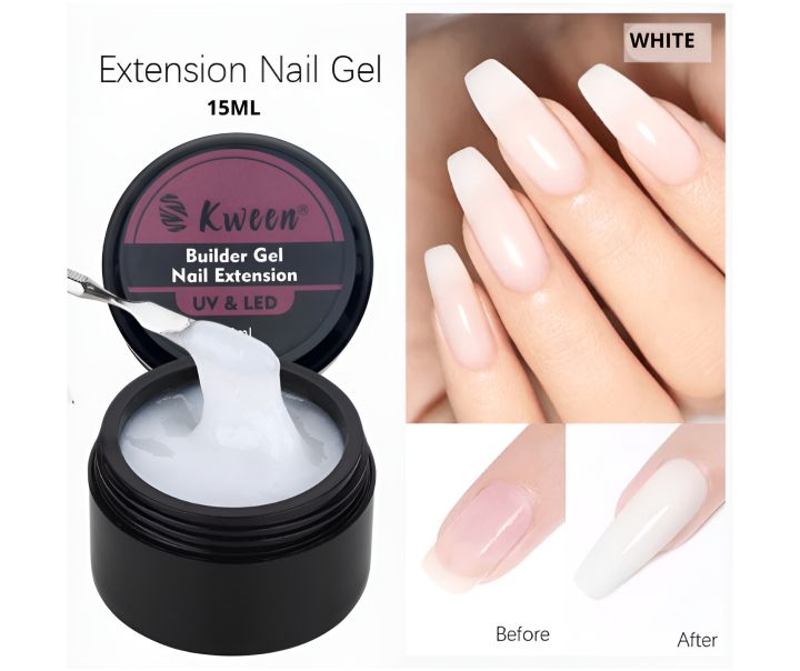 Kween%2015%20ml%20Builder%20Gel%20for%20Gel%20Nails,%204-in-1%20Nail%20Extension%20Gel%20Glue%20Nail%20Strengths%20Nail%20Manicure,%20UV%20Builder%20Gel%20Nail%20Gel%20Builder%20Poly%20Nail%20Quick%20Extension%20Building%20-%20Image%206