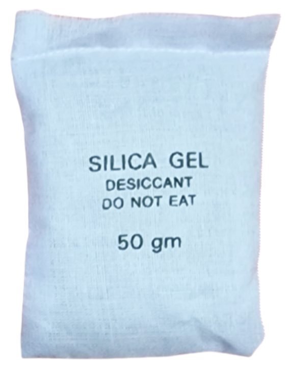 50 GRAM 10 Silica Desiccant CLOTH BAG WHITE BEADS FOR MOISTURE CONTROL