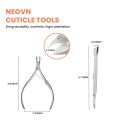 Cuticle Nipper Laputa Cuticle Cutter Tools and Remover with pc kit Cuticle Pusher for Dead Skin - Durable Manicure Tools and Cuticle Nail Clippers sat- Stainless Steel. 