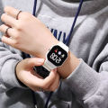 Children Smart Watch Kids Watch Wristwatch Boy Girls Sport LED Simple Color Silicone Strap Kids Watches Student Gift. 