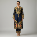 Smar's Fashion Trendy  stitched 3D print  2pc Dress for Women. 