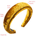 2020 Female sponge Bezel Head Silk Padded Headband for Women Solid 4cm Wide Thick Hair Hoop Hairband Cotton Blends Headbands. 