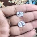 Original Zircon Stone White Color 9.5 crt ± 1crt Gems Stone for ring round shape stone. 