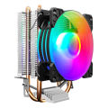 【ZOSR】CPU Cooler Cooling Fan 3PIN 4Pin Ventilador Silent for Intel 775 1150 1151 1155 1200 1366 2011 X79 X99 AM3 AM4 Radiator. 