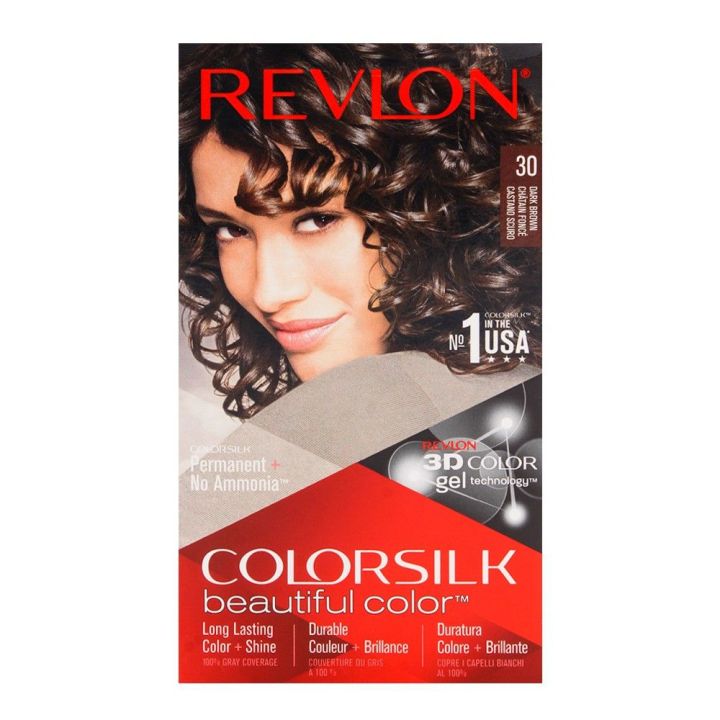 Revlon Hair Color Natural Dark Brown Colour Silk no revlon 30