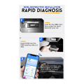 FNIRSI FD10 Car OBD2 Scanner Code Reader Clear Error OBD Diagnostic Tool for IOS Android BT 5.1 Check Engine Light Car Repair. 