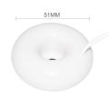 Portable Mini Humidifier Doughnut-shaped USB Atomization Spray Humidifier for Home Office Car(White). 
