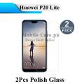 2Pcs Huawei P20 Lite Tempered Glass Screen Protector Polish Glass. 