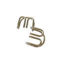 Interlocking metal puzzle classic IQ metal puzzle Brain teaser M shaped metal wire puzzles for adults or children. 