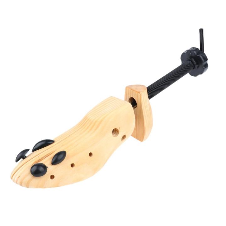 Wood Women Men Adjustable Shoes Stretcher Shaper Tree Two Way Boot Stretcher