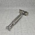 DE Safety Razor (Double Edge) Perfect  Stainless Steel Adjustable Heavy Duty Safety Razor for Barber and Personal Use, Barbershop Good Quality Close Smooth Shave, Comfortable To Use and Long Life Hair Razors for Men. 