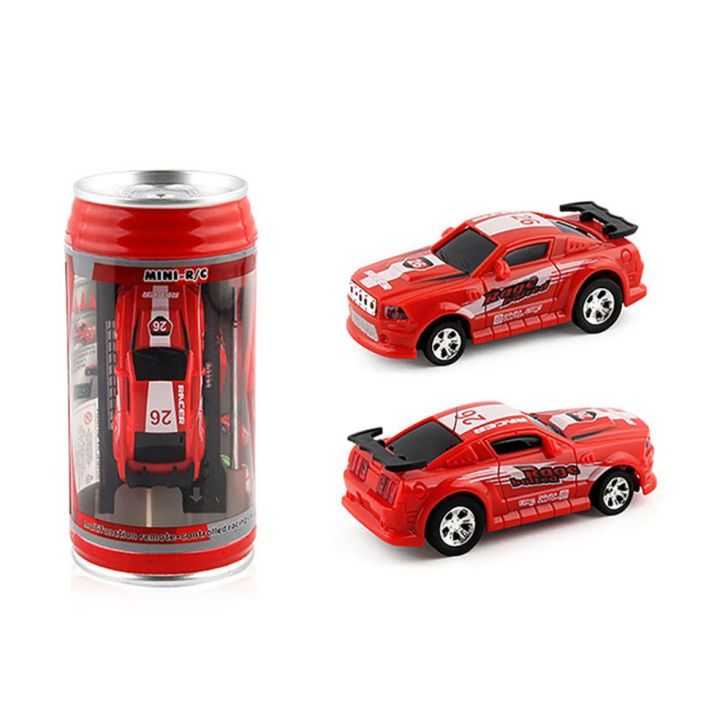 Coke Can Mini RC Car Remote Control Micro Racing Car s Toy RED Daraz.pk