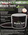 Miracle Teeth Whitener With Activated Coconut Charcoal. 