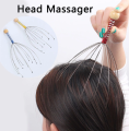 Head Massager Anti-Stress Scores Octopus Head Scalp Relaxation Massage Pain Relief Body Release Relaxing Health Care Tool. 