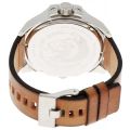 Diesel DZ7374 Leather Strap Wrist (Four Time Zone) Watch For Men. 