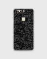 Huawei P9 Cover in Hybrid Soft Case coverBlack Pattern - 1 cover 2024. 