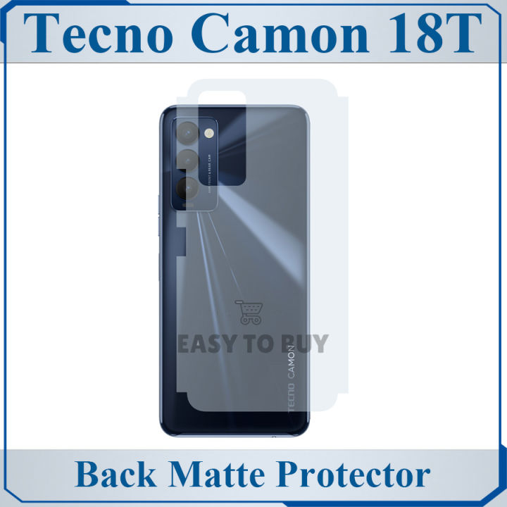 Tecno%20Camon%2018T%20Back%20Matte%20Protector%20Fiber%20Carbon%20Soft%20Skin%20Sheet%20-%20Image%203