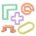 Wacky Tracks Luminous S Colorful Puzzle Sensory Fidget Toys Decompression Folding Chain Hand Spinner Kids Adults 24 Links. 