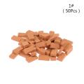 50Pcs Dollhouse Brick Model DIY Miniature Building Landscape Modelling Brick Toy Lonni. 