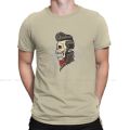Skull Slick Hair Unique T-Shirt Rockabilly Rock and Roll Leisure T Shirt Summer Stuff For Men Women. 