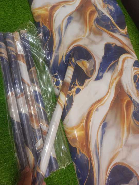wall paper self adhesive / office desk paper / kitchen top sheet / marble design self adhesive film / waterproof wallpaper roll / shelf wall paper / wooden marble paper / kitchen cabinet sticker / fridge sticker / oil and heat proof freezer paper