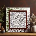 Arabic Alphabet Pattern Reusable Stencil for Precision Painting, Calligraphy Background, Canvas Pattern. 