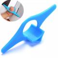 Multi-function Plastic Thumb Book Page Holder and Bookmark - Blue. 