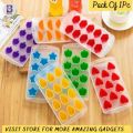 Silicon Ice Cubes Tray Multipurpose Fruit Shapes Ice Cube Tray Cute Silicone Chocolate Mold Maker Ice Cube Tray Freeze Mould Bar Pudding Jelly Color Random. 