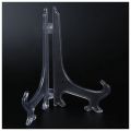Transparent 7" Display Easel Stand Plate Bowl Picture Frame Photo Pedestal Holder. 