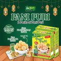 Pack of 2 Crispy Gol Gappay with free Chatpatta Spicy Pani masala & Pani puri, Ready To Fry pani puris, single box have almost 40. 