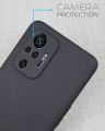 Xiaomi Redmi Note 10 Pro AirBag anti shock Drop Resistance Matte Black Back Cover Case Flexible and Soft With Camera Protection Bump. 